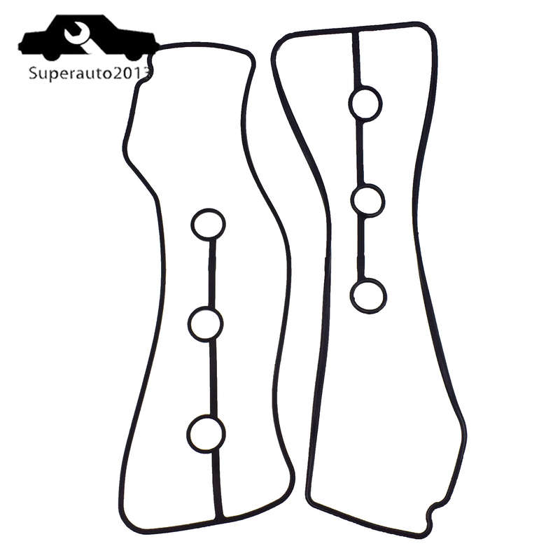 11214-31010 11213-31030 Pair Valve Cover Gaskets For Toyota Prado Hilux Lexus GX
