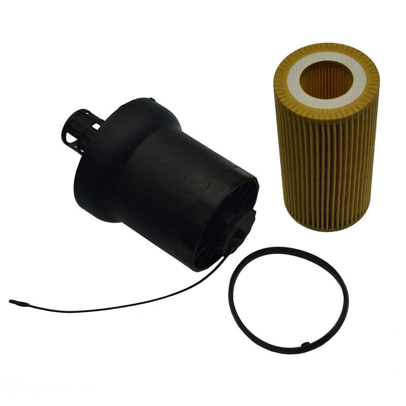 Engine Oil Filter & Cover Cap 07K115408 For VW Jetta Beetle Rabbit MK5 MK6 06-14