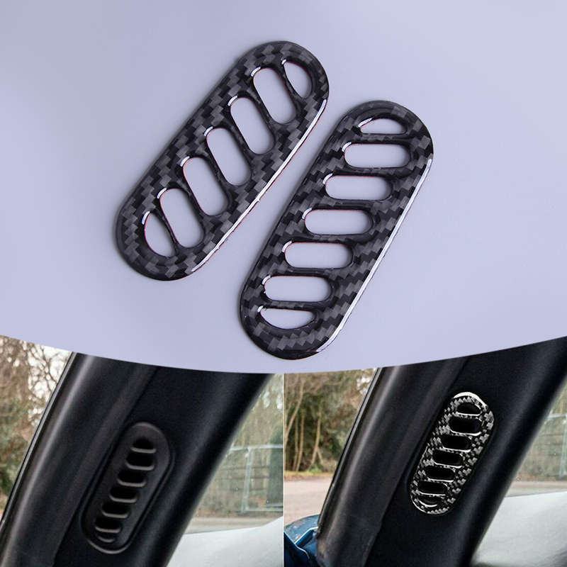 Carbon Fiber Door Pillar Air Vent Cover Fit for Chevrolet Corvette C5 1998-2004
