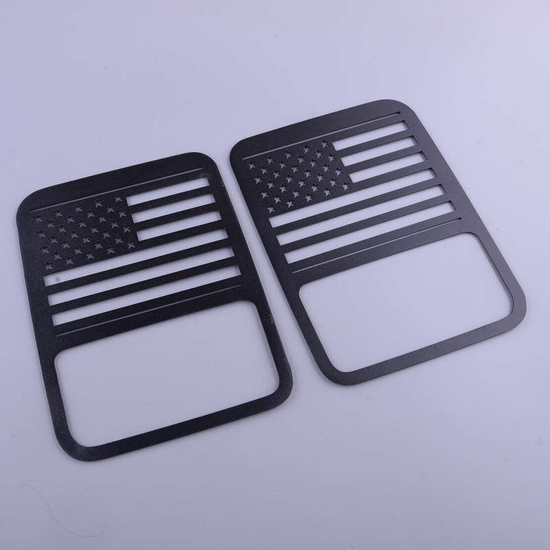 Car Rear Tail Light Cover Trim American Flag Fit for Jeep Gladiator JT 2020-2021