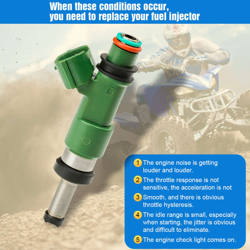 Fuel Injector 5VK137610000 For 2006-2016 Yamaha Raptor 700 700R YFM700 YFM700R