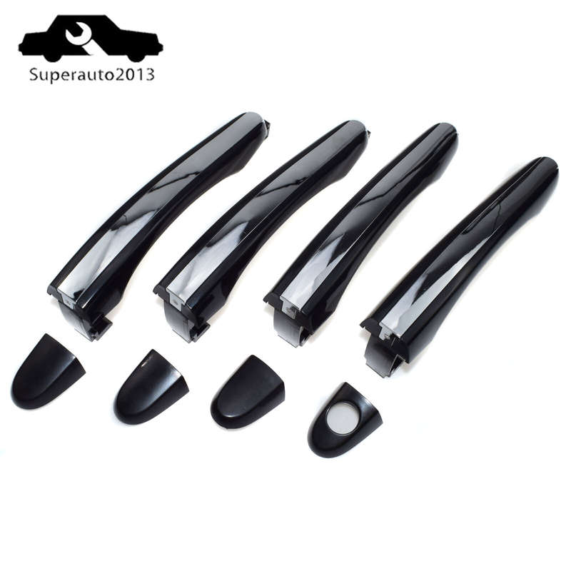 4PCS Outside Front Rear Left Right Door Handle Chrome For Hyundai Azera 2006-11