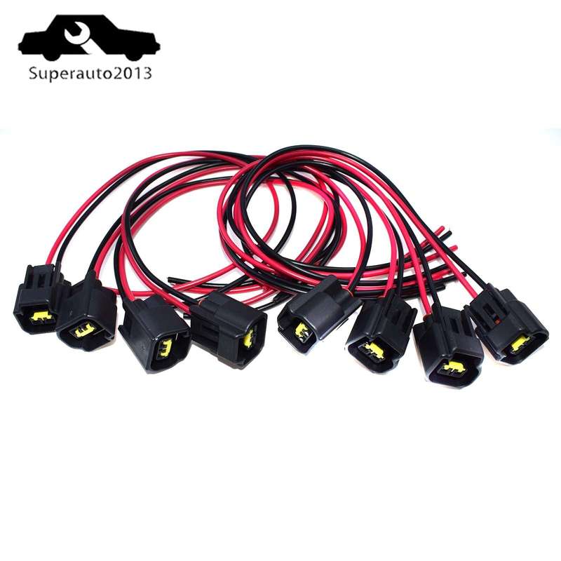 1P1258 New 8PCS Crankshaft Position Sensor Connector / Ignition Coil For Ford