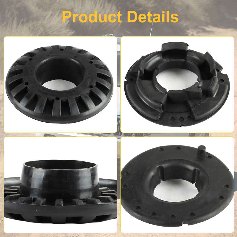 4X Rear Upper Lower Rubber Spring Isolator For Jeep Grand Cherokee 1999-2004