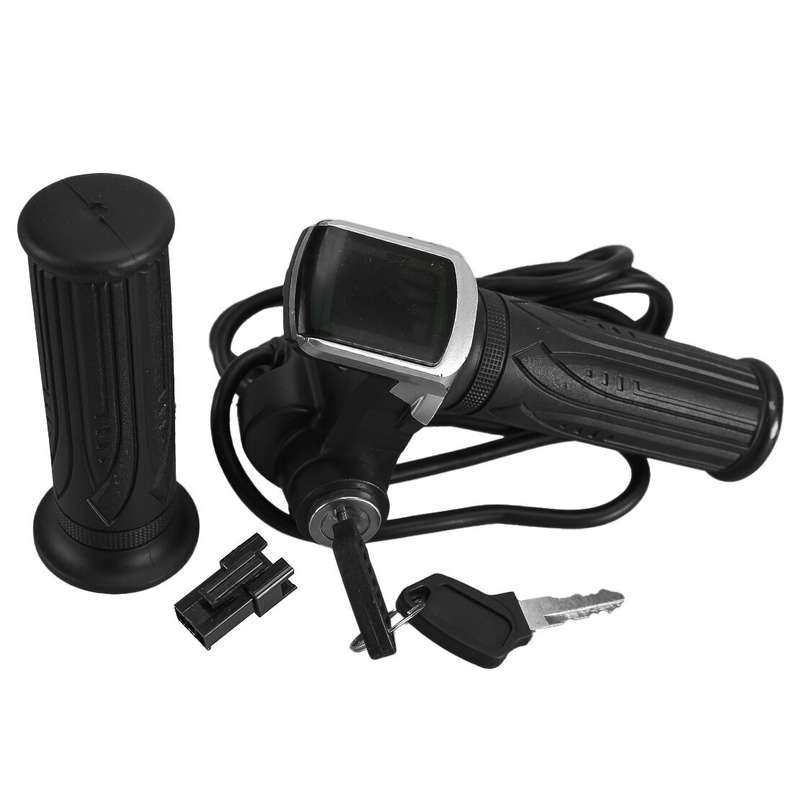 2x 48V Electric Scooter E-Bike Twist Throttle Grip Handlebar Grips 5 Wire