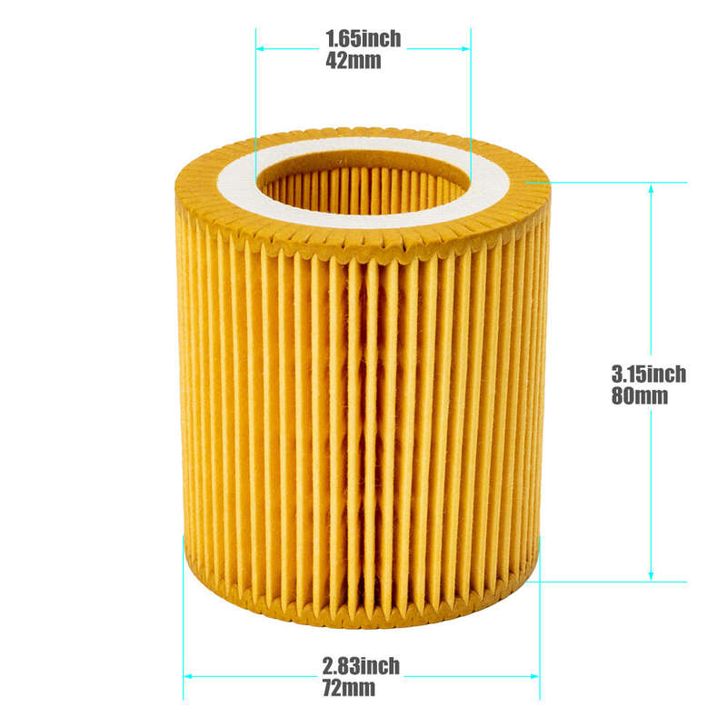 4x Engine Oil Filter for BMW 320i X3 L4 2.0L 528i Z4 L6 3.0L 11427541827 USA