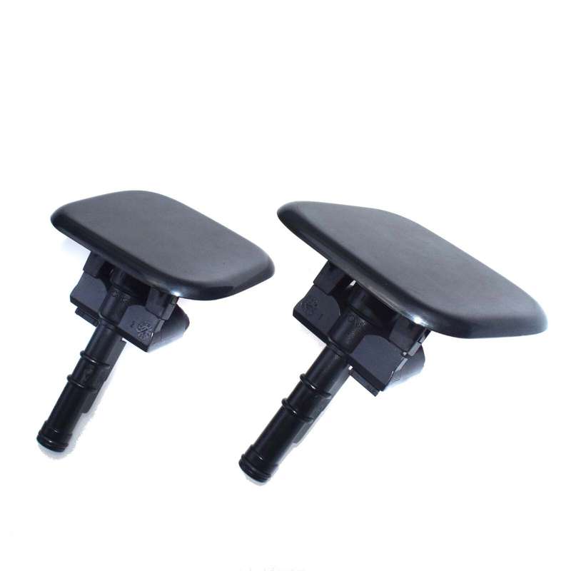 2PCS Left & Right Side Head Lamp Washer Nozzle Black For Kia Sorento 2010-12 New