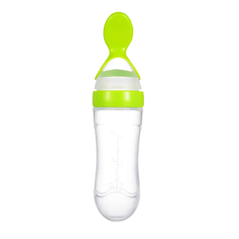 Baby Silicone Squeeze Feeding Bottle