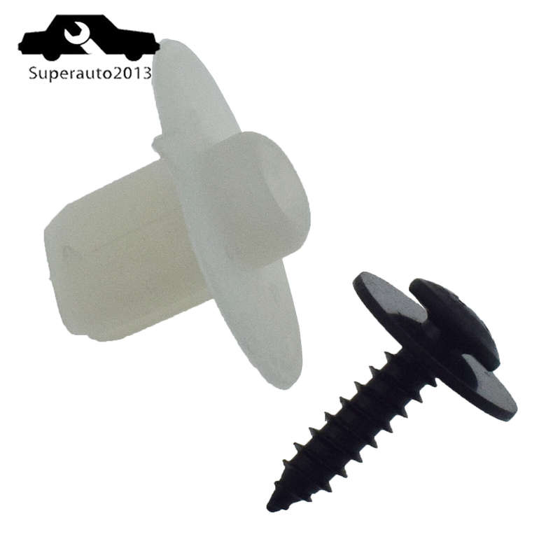 Bumper Side Mount Screw & Grommet Clips Set For Honda Civic Acura 90121-SA7-000