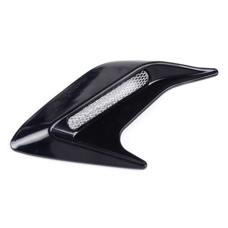 2Pcs 3D Air Flow Intake Simulation Vent Cover Scoop Bonnet Hood Fit For All Car