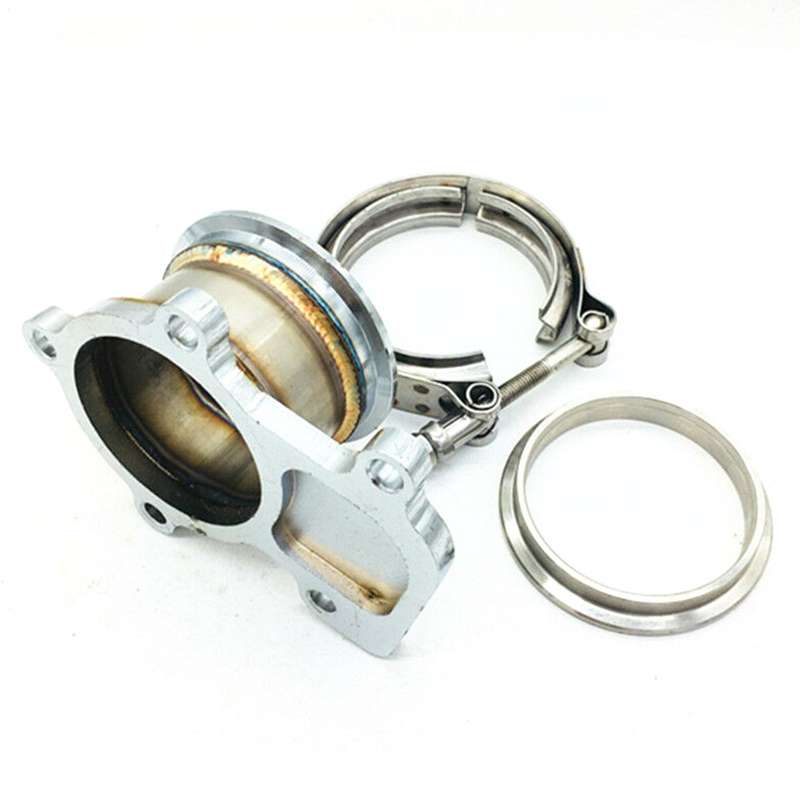 Turbo Downpipe Flange 3" V-band Adaptor Fit For Cummins Holset WH1C HX35 HX35W
