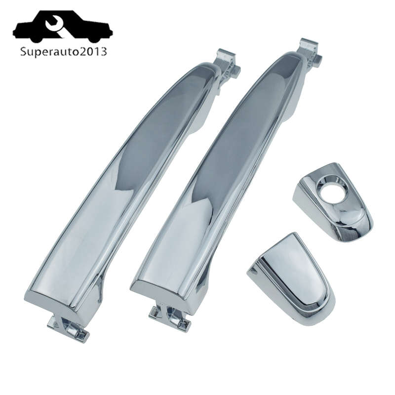New Front Left & Right Outside Door Handle Chrome For Toyota Alphard Camry Lexus