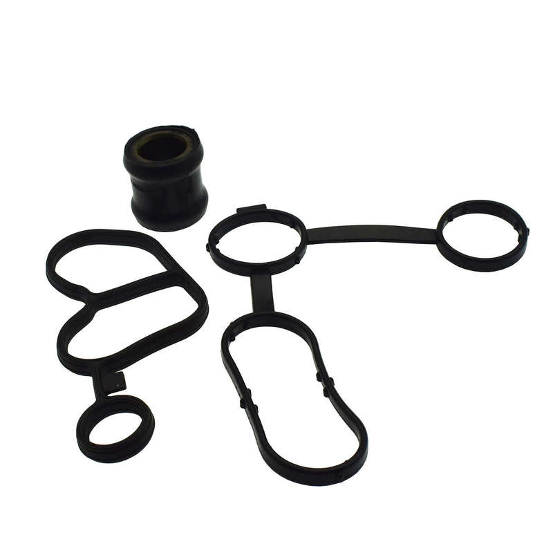 NEW SET Oil Cooler Oil Filter Seal Gasket+Bush For Vw Seat Audi 1.2 03F903575C