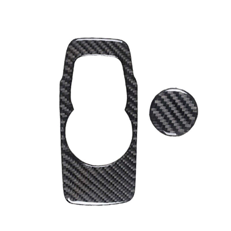 Car Carbon Fiber Center Gear Shift Panel Cover Trim Fit for Chrysler 300 2015-22
