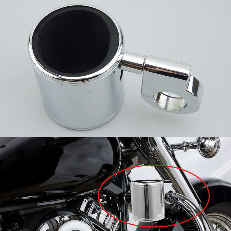 Universal Motorcycle Handlebar Cup Drink Bottle Holder Fit For Harley