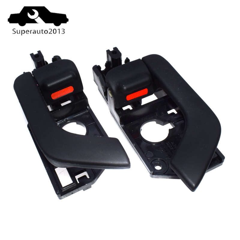 Pair Front Left & Right Side Interior Door Handle For Hyundai Tiburon 03-08 New