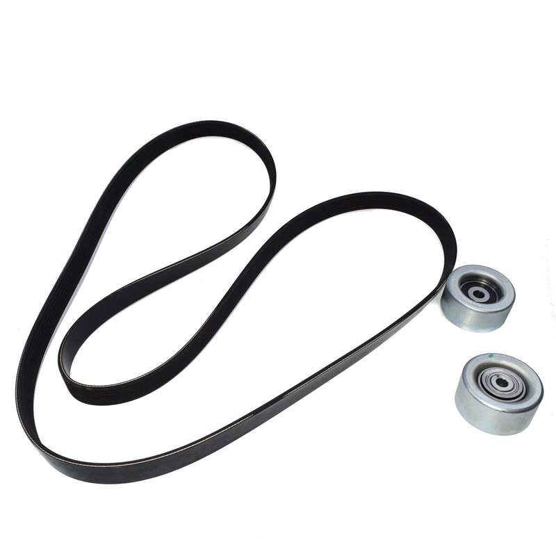 New Serpentine Drive Belt and Idler Pulley Kit 3pcs For Lexus IS250 IS350 06-12