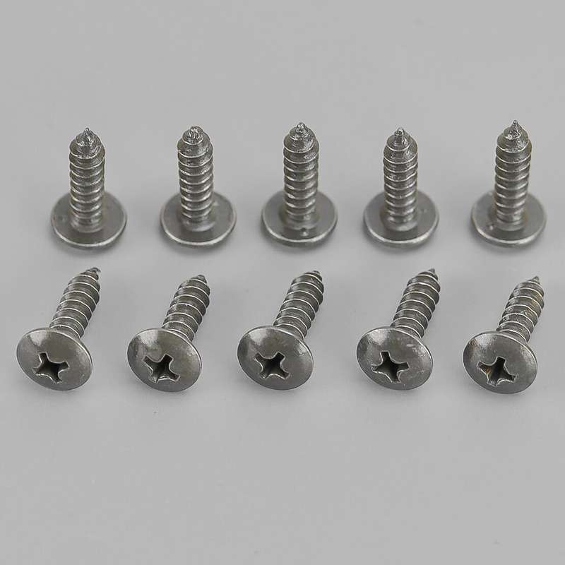 10PC Car Bumper Inner Fender Wheel Bolt Screw Fastener Retainer