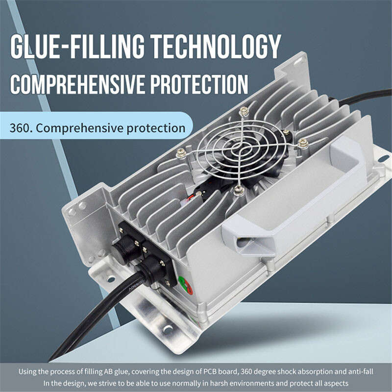 IP67 Waterproof 24V 20A 36V 48V 60V 18A Smart Charger for Battery Lifepo4 LTO