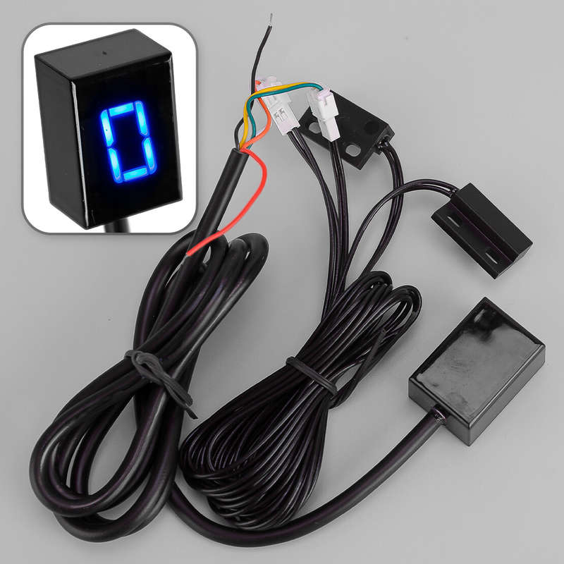 1x Universal Motor Digital Gear Indicator Motorcycle Display Shift Level New