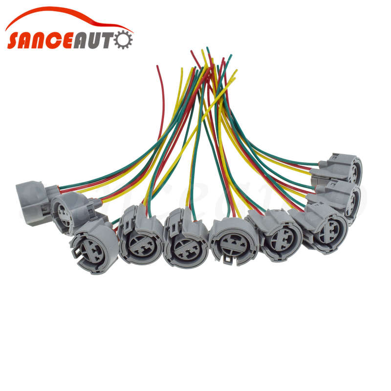 10PCS Throttle Position TPS Sensor Wire Connector Plug Harness For Honda Acura