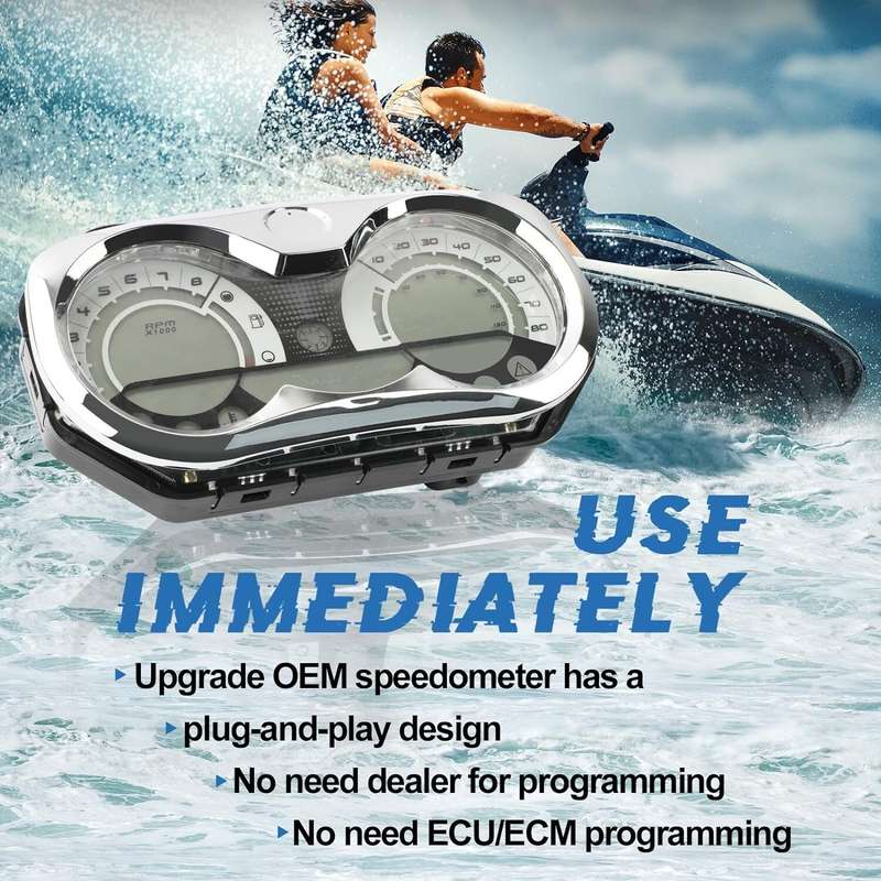 LCD Speedometer Gauge Cluster For Sea Doo BRP GTX RXP RXT Wake 2006-11 27800227