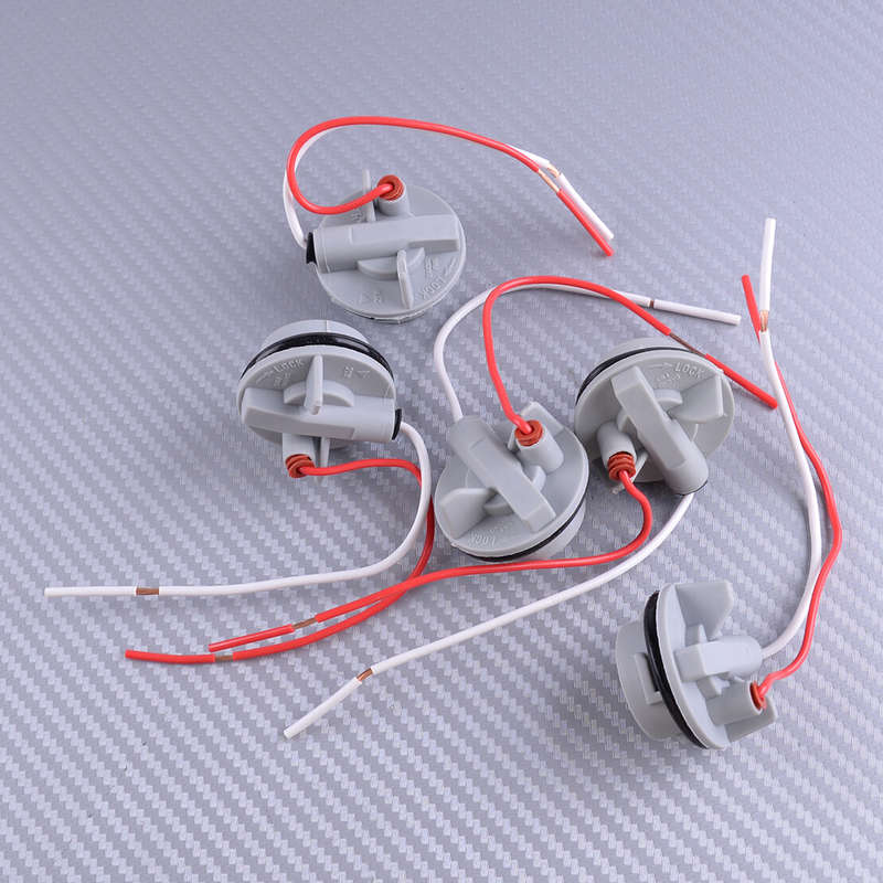 5pcs 1156 Wire Harness Extension LED Bulb Signal Tail Lights Socket Connector