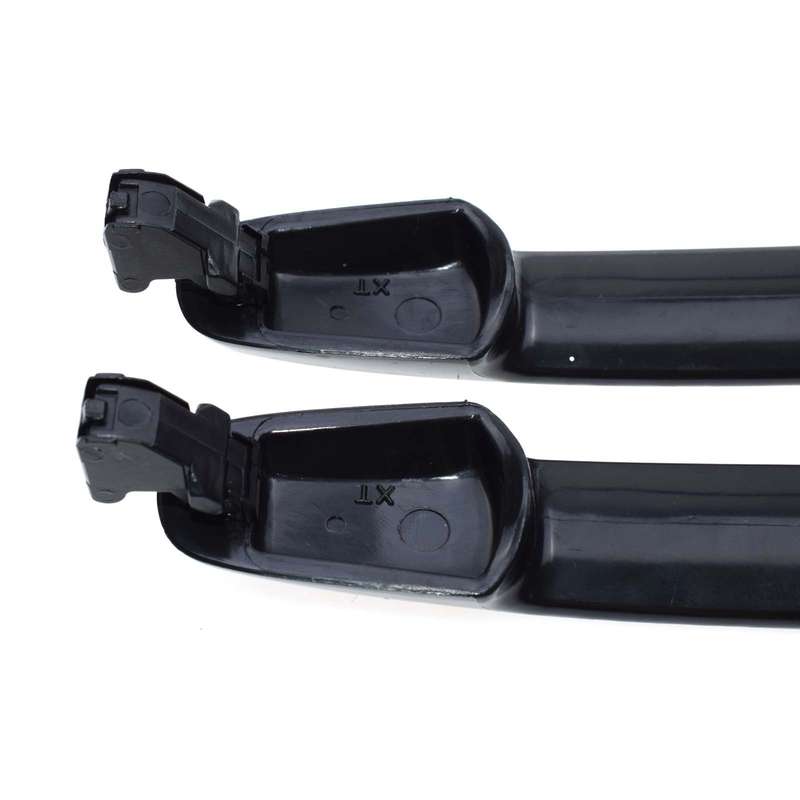 2pcs Smooth Black Outside Front Rear Left Right Door Handle For Toyota Corolla