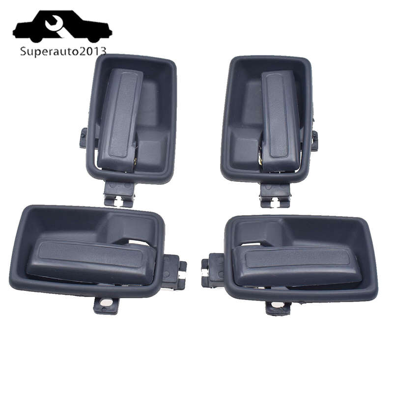 4X Front Rear Left Right Interior Door Handles For 88-95 Isuzu TFR KBZ KB Pickup