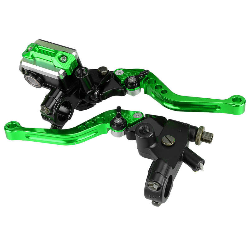 1pair 22mm 7/8" Motorcycle Handlebar Brake Master Cylinder & Clutch Lever Set