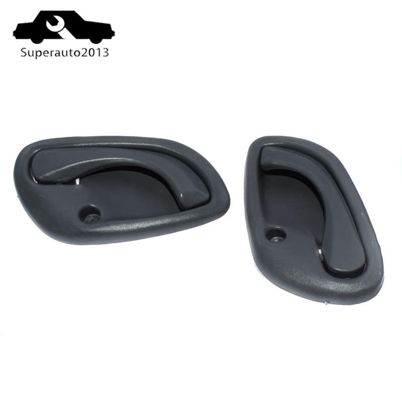 2X Door Handle Front or Rear Left & Right Interior Gray For Suzuki Grand Vitara