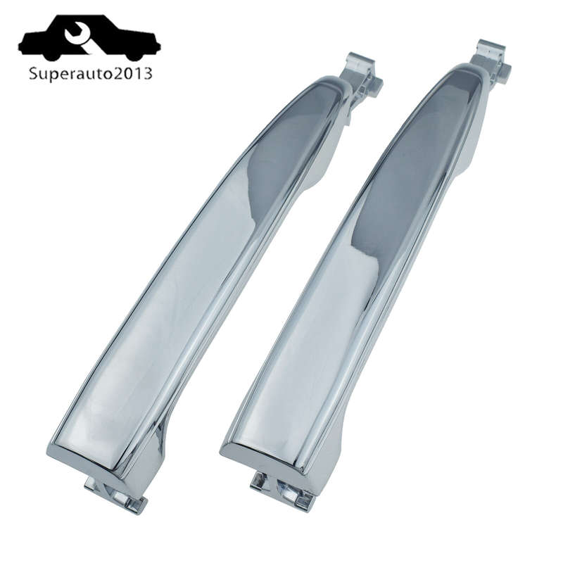 New Front Left & Right Outside Door Handle Chrome For Toyota Alphard Camry Lexus