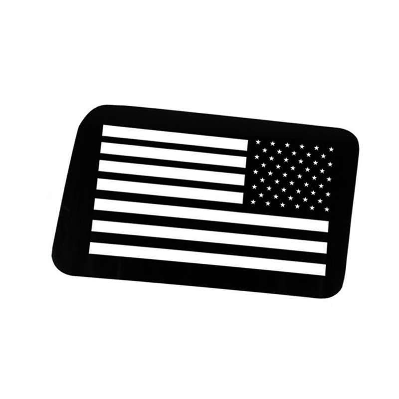 1Pair Rear Window Louver USA Flag Decals Stickers fit for Ford Bronco 2021-2023