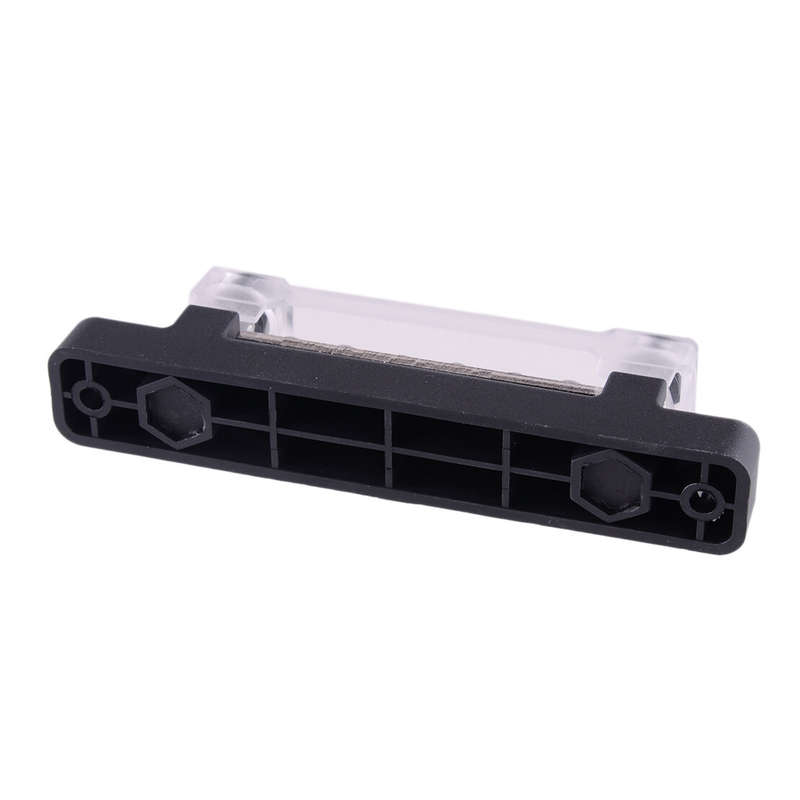 Black 12V RV Boat 6 Post Busbar Ground Rail Power Distribution Block Acc