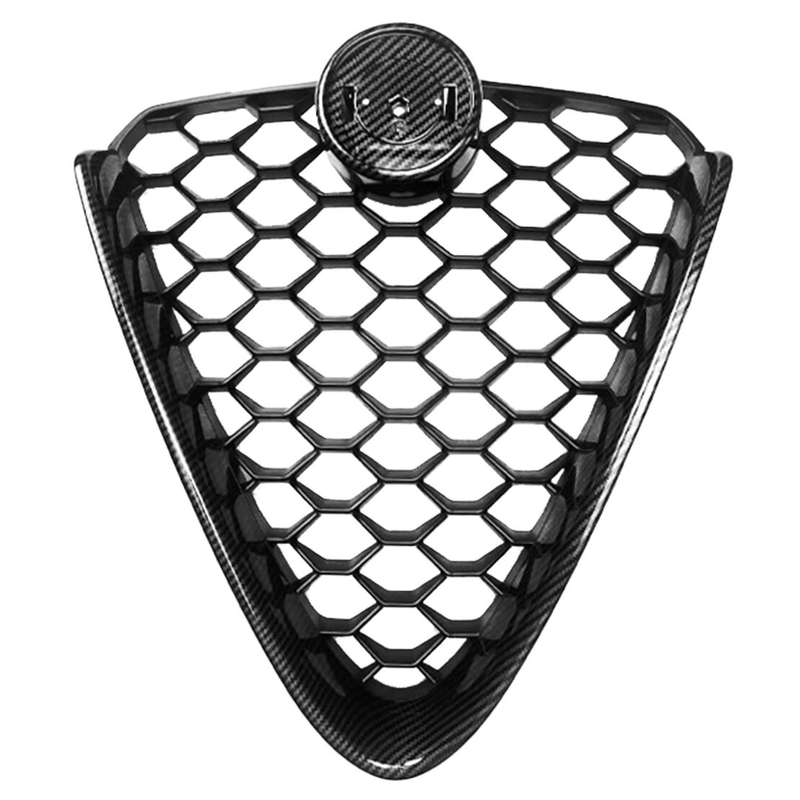 Front Bumper Grill Upper Center Grille Fit For Alfa Romeo Giulia 2017-2022 zx