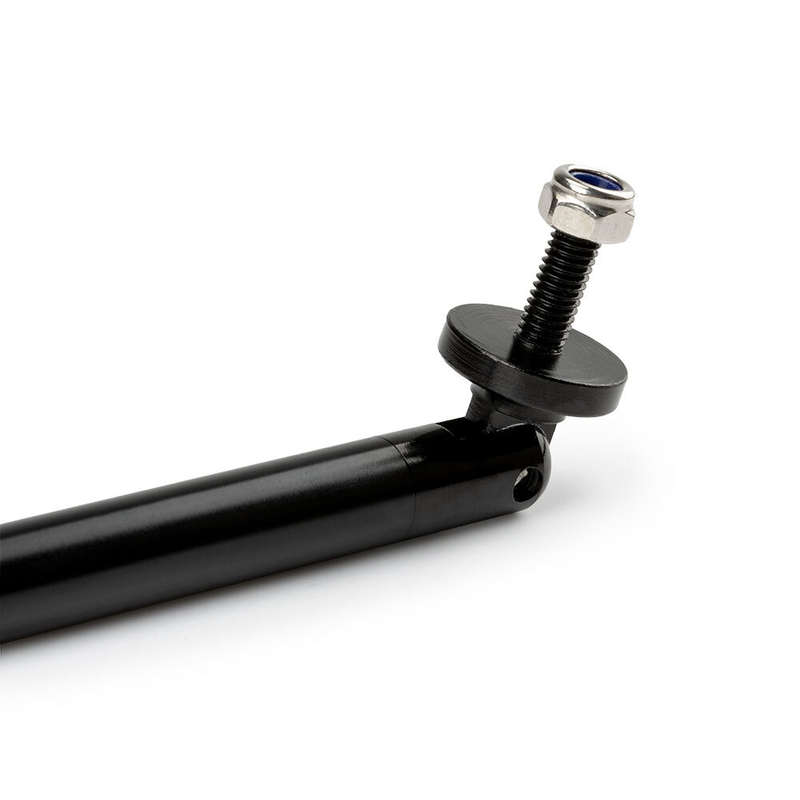 2X Support Bar Front Adjustable Bumper Lip Splitter Spoiler Strut Rod Tie Black