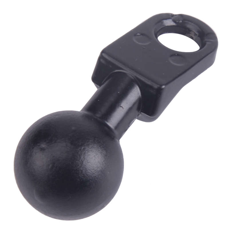 Universal Black Aluminum Motorcycle Mount Base with 10mm Hole and 1" Ball New