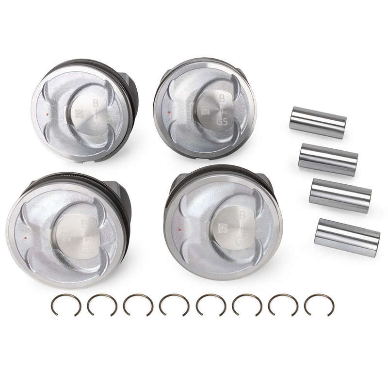 4 Set Engine Piston & Pin & Snap Ring For 2011-2019 Sonata Sorento Optima 2.4L