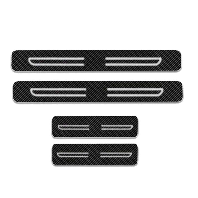 4pc Fit for: Toyota Access Car Door Sill Plate Protector Scuff Entry Guard Cover
