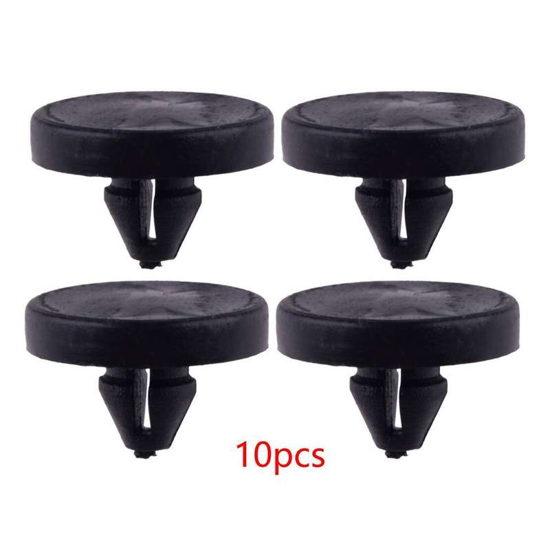 10pcs Brake Clutch Pedal Switch Stopper Cushion Pad Fit For Lexus Toyota Black