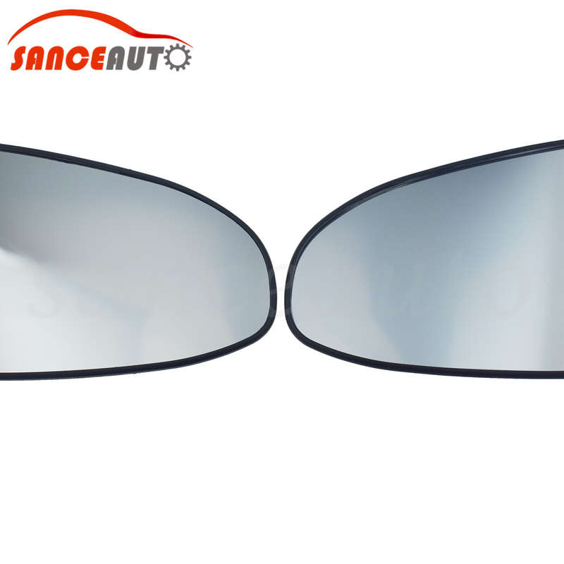 Heated Side View Mirror Glass Driver Passenger 2pcs for Toyota Corolla 2012-2019