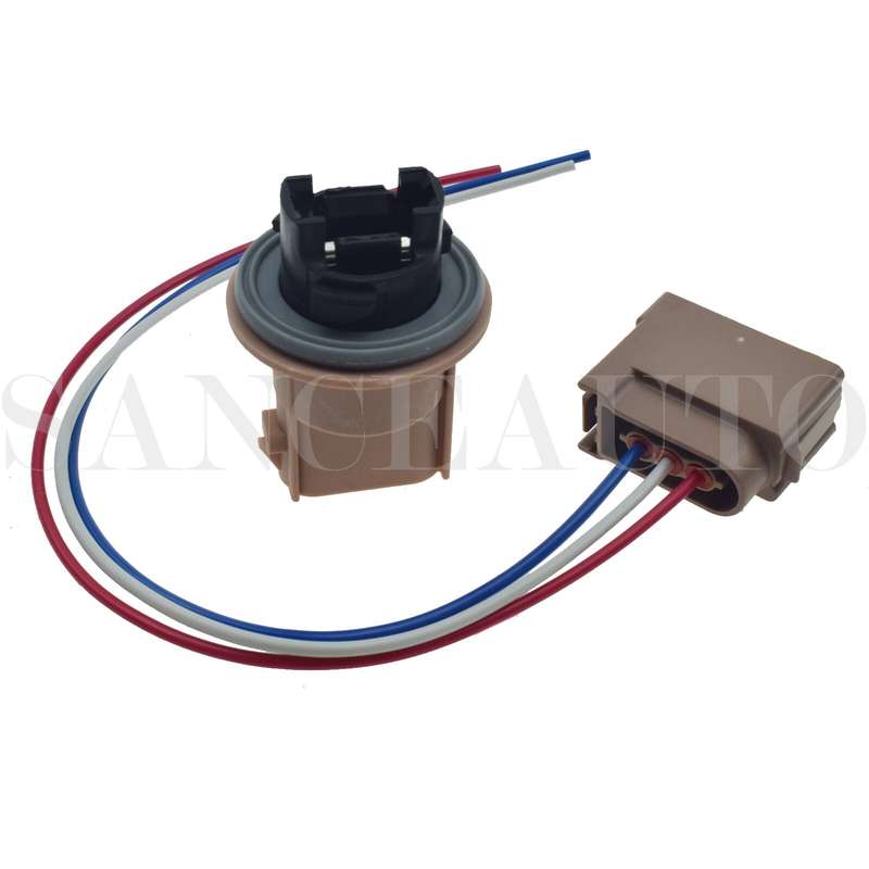 Light Socket w/ Plug Fit 3157 Bulb For Ford Taurus X Fusion Lincoln 2U5Z13411SA