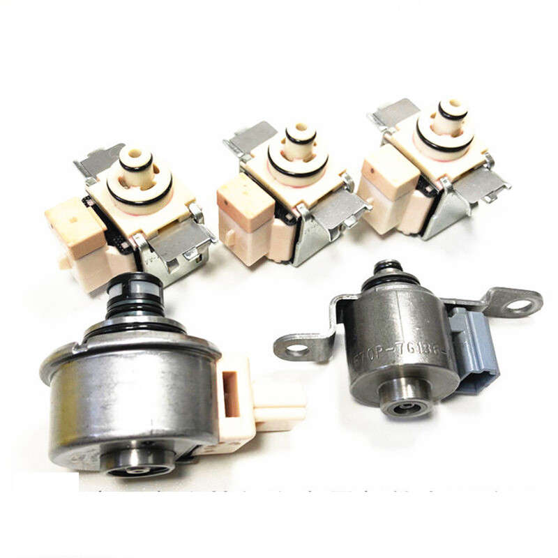 Transmission Solenoid Kit For Ford AX4S AX4N 4F50N 1995-UP 5Pcs Shift TCC EPC