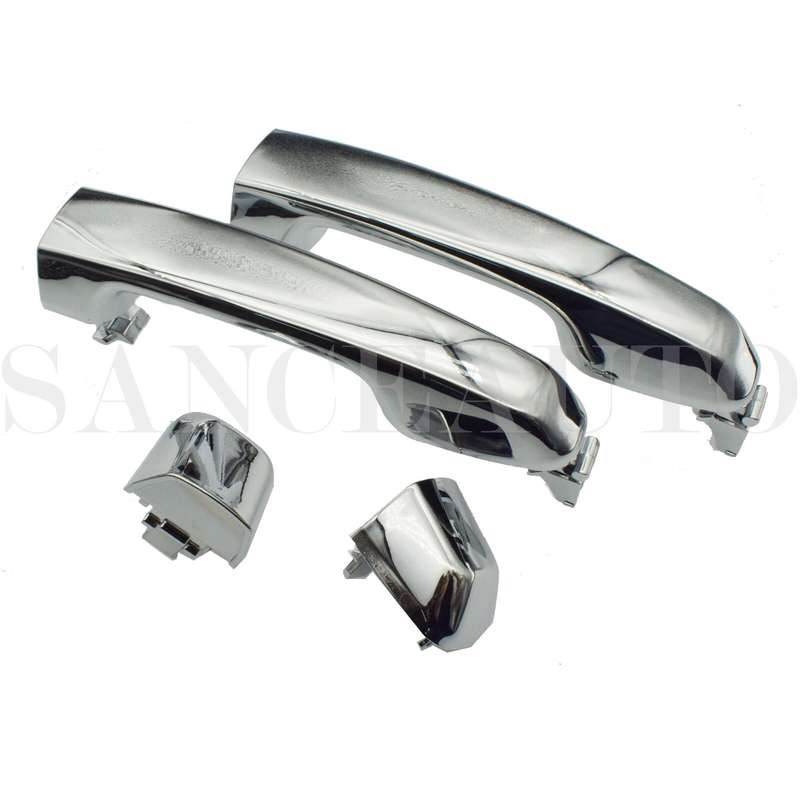 2pcs Rear Left + Right Outer Door Handles For 10-16 Toyota 4Runner Lexus GX460