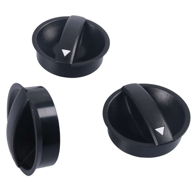 3Pcs AC Climate Control Knob Switch 65551820A For Toyota Tacoma 2005-2011