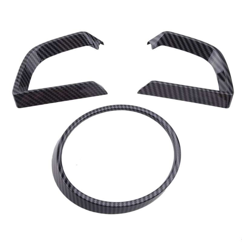 Fit For Mazda 3 Axela 14-18 Carbon Interior Instrument Panel Box Decoration Ring