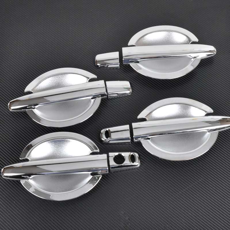 Door Handle Cover W/Smart Key + cup Bowl Fit for Mitsubishi Outlander sport RVR