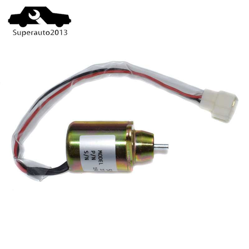 Fuel Shut Off Solenoid Valve For John Deere Yanmar 1503ES-12S5SUC