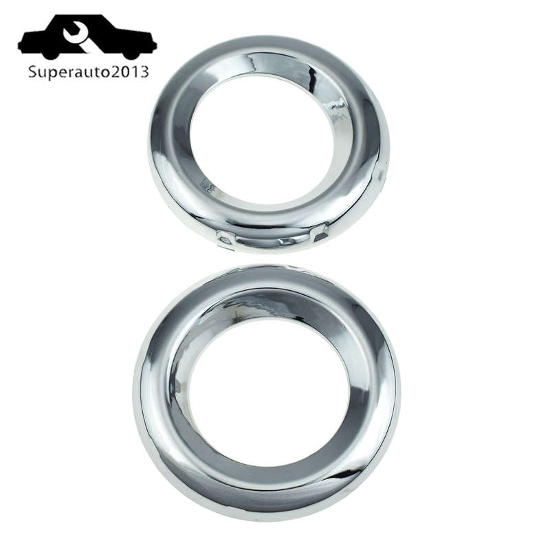 2PCS Left Right Side Fog Lamp Bezel Trim For 2009 2010 2011 2012 Toyota RAV4 New