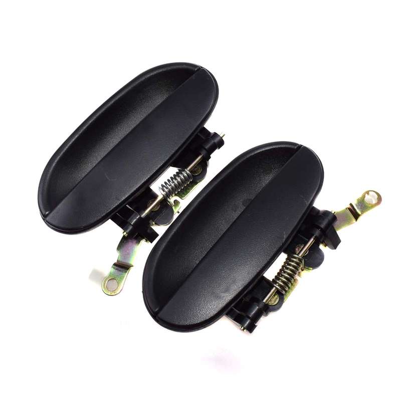 2PCS Rear Left & Right Outside Door Handle Black For Hyundai Accent 1995-99 New
